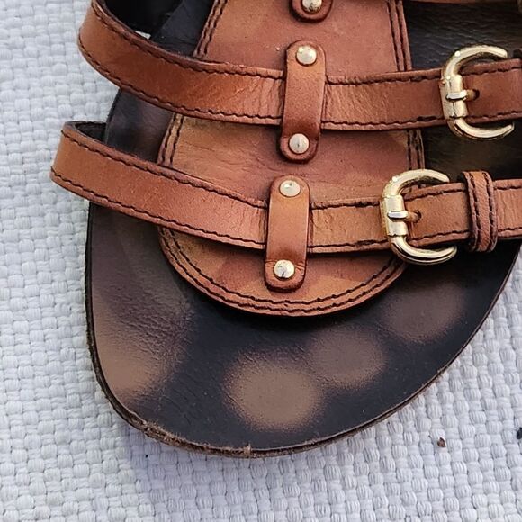 Giuseppe Zanotti brown short gladiator style sandals - Picture 7 of 8